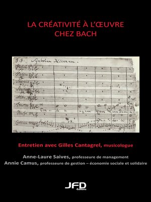 cover image of La créativité à l'oeuvre chez Bach